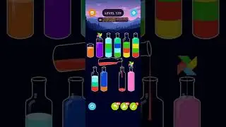 Ball Sort Master Level 128- 131 Walkthrough Solution 