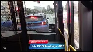 Linia 190 Sobieskiego, AWF z Sławkiem 02.01.2026