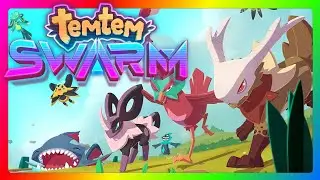 Let's Try - Temtem Swarm - a Survivor style #roguelite where you play the Temtem #gameplay #gaming