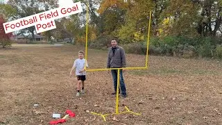 SEAOTTER Kids Football Field Goal Post 8x5.5 Steel Set