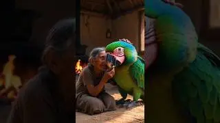 Dadi Aor Tota Ki Video दादी और तोता वीडियो/Grandmother and Parrot video story #motivation #video
