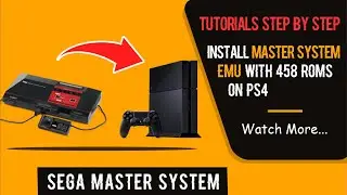 Install Master System Emu (sms) With 458 Roms On PS4
