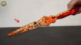 Restoration Very Old Rare Rusty African Spear