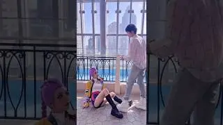 kpdh cosplays no roots😂 #kpopdemonhunters #cosplay #kpdhcosplays #noroots #short