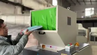 Shredding Proposal Documents | Silent Book Shredder | YUEDU Large Industrial Shredder YD-SL700 书本粉碎机