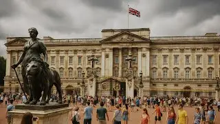 Exploring Buckingham Palace with the Crowd and St James’s Park Walk | London’s Top Attraction 🇬🇧.