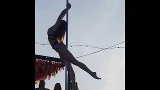 Backstage photography on the roof | Pole Dance Wrocław