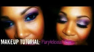 Makeup tutorial: Purplelicious Eyes