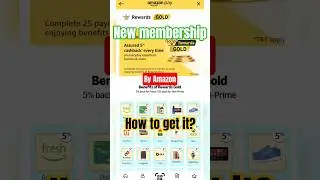 Amazon Rewards GOLD Membership | Unlimited 5% Cashback for everyone #amazon #free #india #shopping