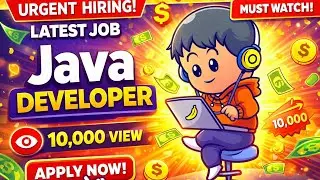 #latest Java Developer Jobs for Fresher | 1 Year Experience | Urgent Hiring
