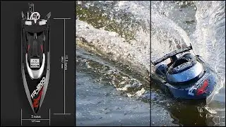 Fantastic Speeds of Radio-Controlled Boats #shorts