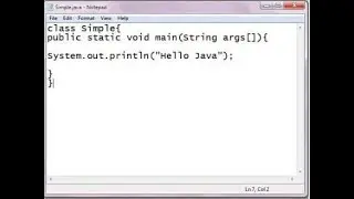 Java First Program