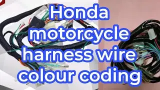 Honda motorcycle harness wire colour coding at Ng mga china Motorcycle|| Tagalog