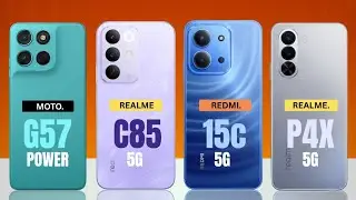 Realme P4x vs Redmi 15C vs Realme C85 vs Moto G57 Power | Best Phone Under 15K