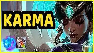 KARMA VS BARD SUPPORT GAMEPLAY CHALLENGER I