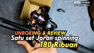 Unboxing dan Review Joran pancing murah satu set
