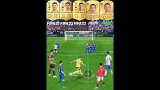 Cristiano Ronaldo Free Kicks Evolution From FIFA 21 To EA FC 25 #ronaldo #cr7 #fc25 #freekickgoals