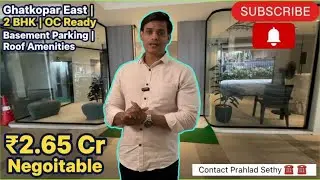 2 BHK with OC Vallabh baug Ln.Ext,Ghatkopar East...#ghatkopar#2bhk#property#property#home#flat#home 