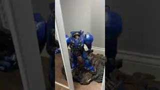 My large scale figure collection! Renovating the OfficeArcade - Part 2 #shorts  #statuecollectors