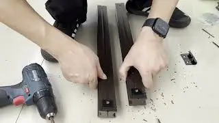 WPC Beam pre drill hole then fix with screws