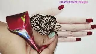 New flower mehendi design I mehendi design for back side hand l youtube l mehendi design l