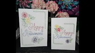 Happy Retirement Greeting Card Tutorial