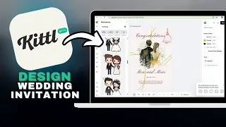 How to Design a Modern Wedding Invitation in Kittl in SECONDS!
