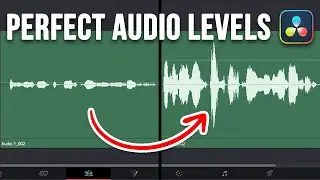 Как идеально настроить уровни звука в DaVinci Resolve