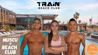 Train Beach Dubai | vlog full body workout + beach club