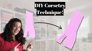Redraw Boning Channels Like a PRO on Corsets and Stays!