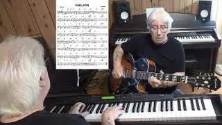 ANGEL EYES ( slow funk ) - Jazz guitar & piano cover ( Matt Denis )