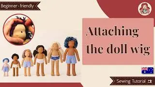 DIY | How to attach the wig to the doll's head | Sami Dolls Tutorials