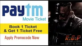 KGF chapter 2 movie ticket 1 buy get 1 Free | paytm movie ticket Booking