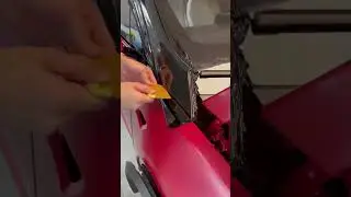 Gloss black pillar delete on a Tesla Model X!