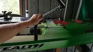 Stealth profisha 525 external transducer mount - easy deploy