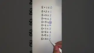 Multiplication hack | multiply by 8 #multiplication #multiply #reels