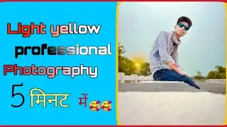 Moody Light Yellow Effect Photo Editing in Lightroom ||Lightroom mobile tutorial||