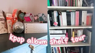 kpop album shelf tour 🪩 | bts, txt, nct and more