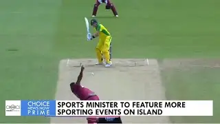 SPORTS MINISTER KENSON CASIMIR TO FEATURE MORE SPORTING EVENTS ON ISLAND