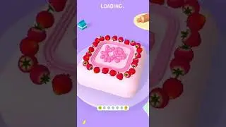 Decorate Cake 🎂🍥🍨 perfect Cream ios walkthrough mobile games #shorts #games #cake #decoration #cream