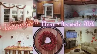 Valentines day Clean and Decorate with me 2026| The real Clean B✨❤️