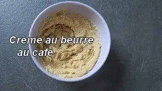 Crème  au beurre  café   - recette facile et sans cuisson