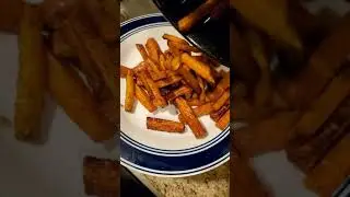 carrot fries in 10mn | Easy and healthy snack recipe #fries #snack #healthy adore amigas
