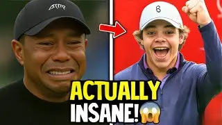 Tiger Woods Couldn&rsquo;t Hold Back Tears After Charlie&rsquo;s Stunning Moment