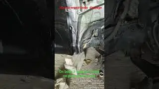 before and after auto body  repair work #next #viralvideo