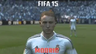 FIFA 2015 VS PES 2015 - REAL MADRID FC (COMPARISON FACES) HD