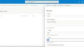 Microsoft Lists Issue Tracker Demo