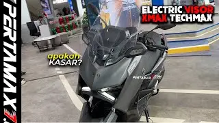 REVIEW Electric Visor Yamaha XMAX Tech Max Terbaru Cara Naik Turun Halus Apa Kasar? #xmax #techmax