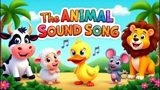🐮 The Animal Sound Song | Moo, Baa, Quack, Roar! | Fun Kids Dance & Learn Song