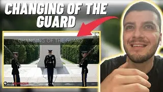 British First Time Seeing The Changing Of The Guard At Arlington National Cemetery (Emotional)